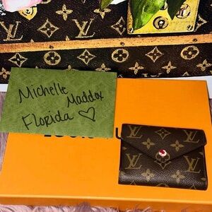 LV Victorine Wallet (Fuchsia)
